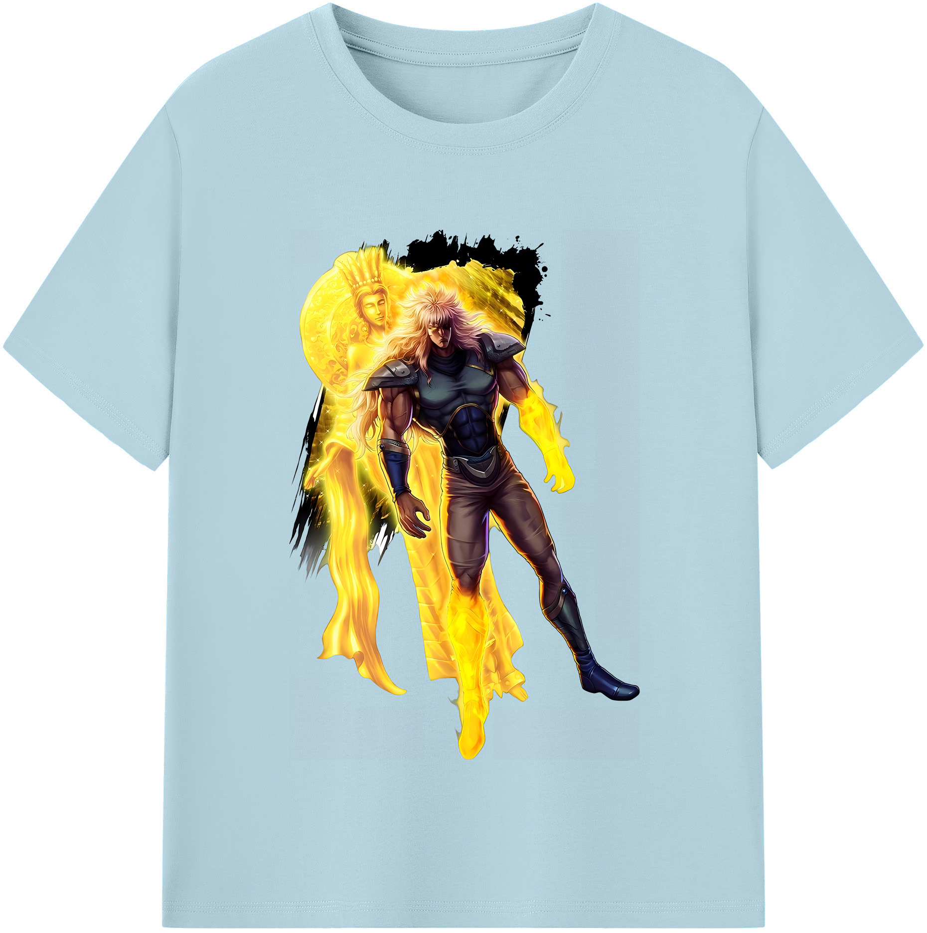 （画像用） 北斗の拳 Fist of the North Star 綿100％半袖Tシャツ（フロントプリント）